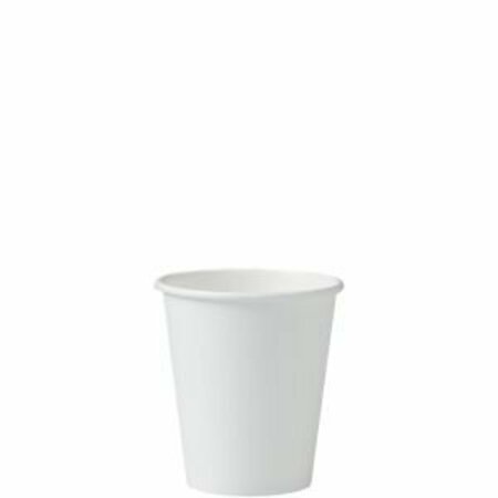 SOLO CUP Cup Paper Hot 6oz White, 20PK 376W-2050